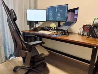 My workspace at home.